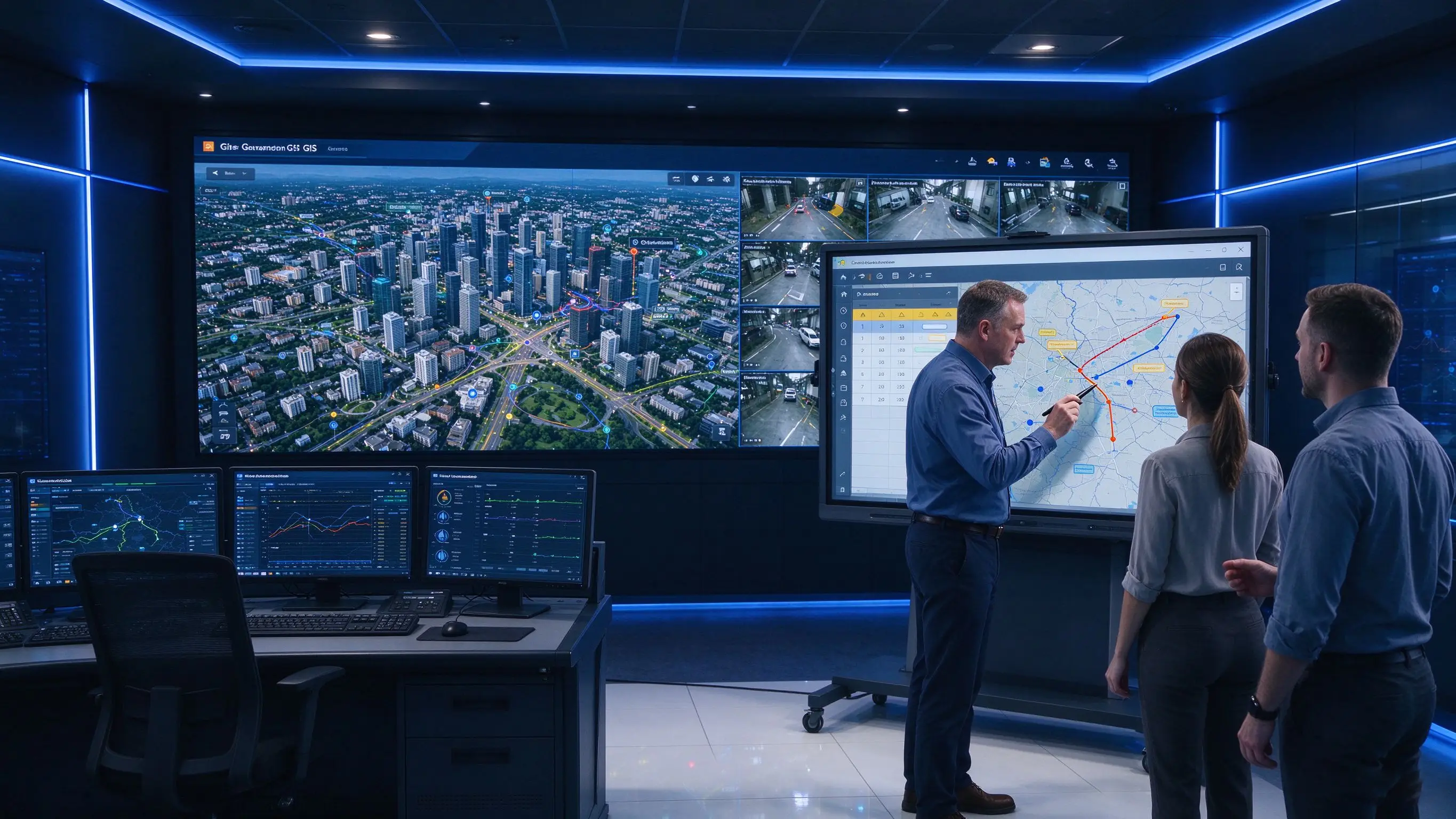 Qtenboard Emergency Operations Center Video Wall Interactive Whiteboard Architecture